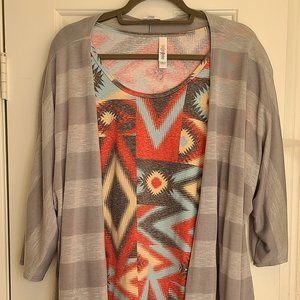 LuLaRoe Southwest Print Classic tee